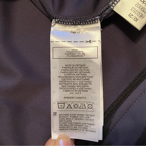 NWT Adidas Primegreen Hooded Running Jacket - Aeroready Cropped - Picture 8 of 8